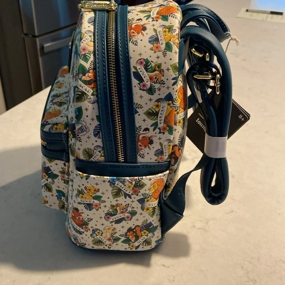 NWT Disney Loungefly Lion King Tattoo Mini Backpack